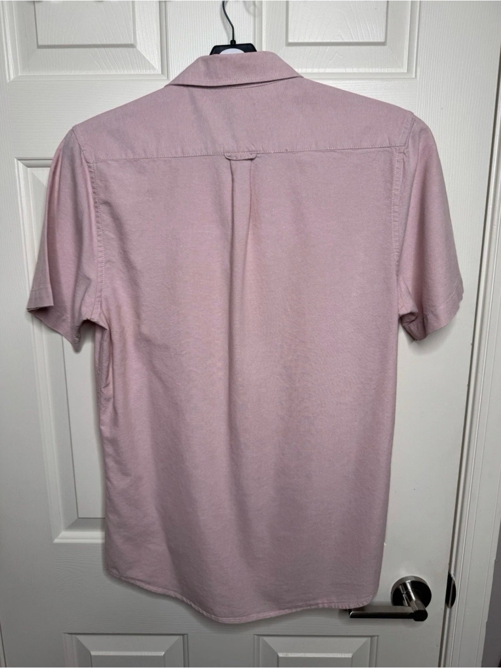 Primark Men's Pink Slim Fit Short Sleeve Button-Down Cotton Shirt M - Picture 5 of 6